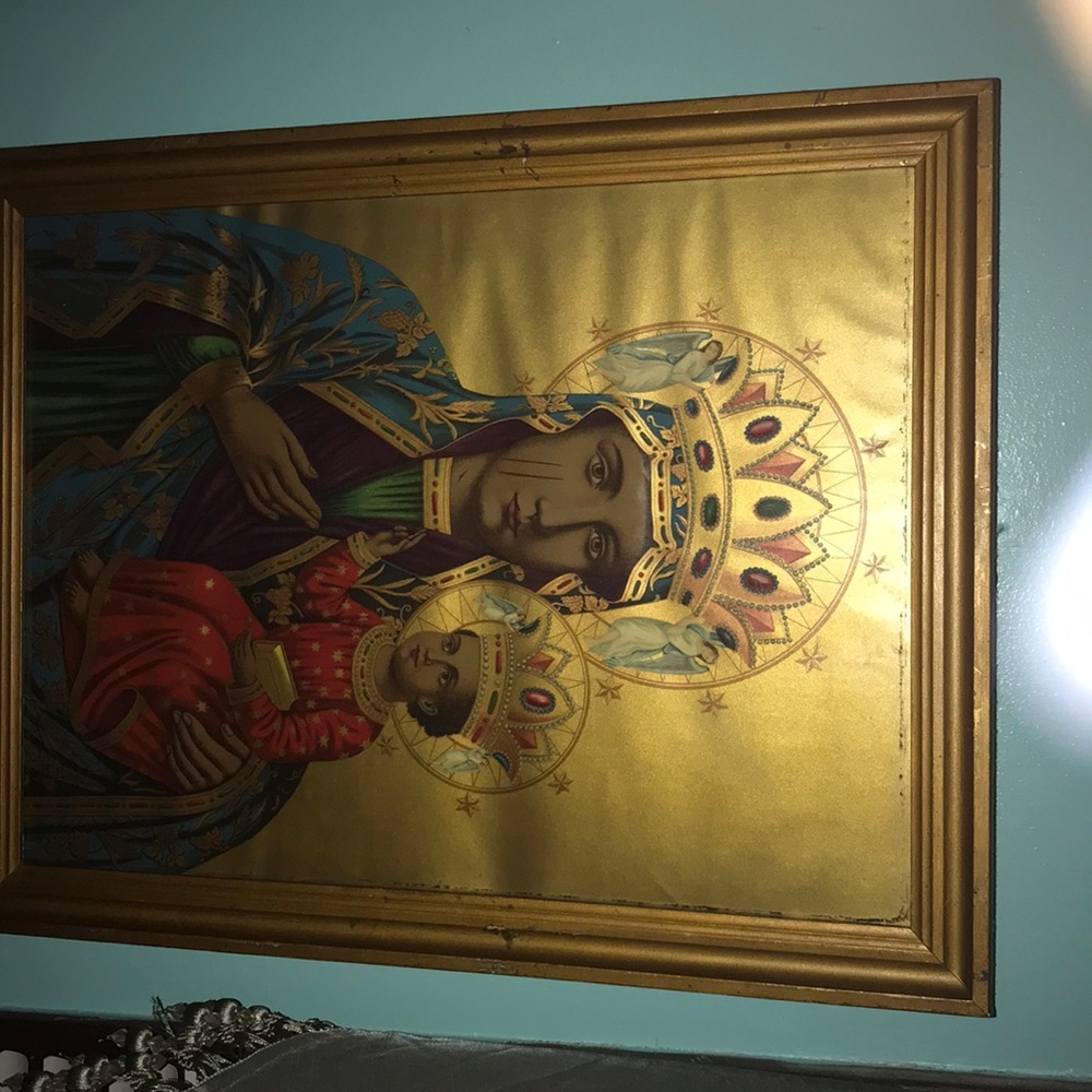 A picture and frame